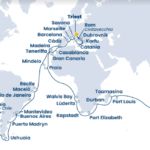CST Route Weltreise 2024 Costa Deliziosa CST Route Weltreise 2024 Costa Deliziosa