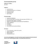 Stellenausschreibung Stellenausschreibung