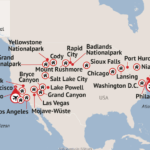 Reisen Aktuell Quer USA Route 2025 Reisen Aktuell Quer USA Route 2025