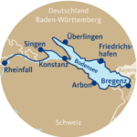 AME Radreise Bodensee Gemütlich 2025 Route AME Radreise Bodensee Gemütlich 2025 Route