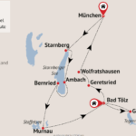 ReisenAktuell Münchner Runde Route ReisenAktuell Münchner Runde Route