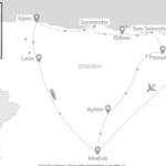 Journaway Spanien Norden Route Journaway Spanien Norden Route