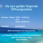 Neue Öffnungszeiten Ab Juni 2025 Neue Öffnungszeiten Ab Juni 2025