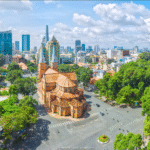 ReisenAktuell Rundreise Vietnam Saigon Notre Dame Kathedrale ReisenAktuell Rundreise Vietnam Saigon Notre Dame Kathedrale