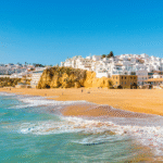 Reisen Aktuell Portugal Rundreise Albufeira Blick Vom Strand Reisen Aktuell Portugal Rundreise Albufeira Blick Vom Strand
