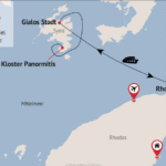 Reisen Aktuell Rhodos Dodekanes Karte Reisen Aktuell Rhodos Dodekanes Karte