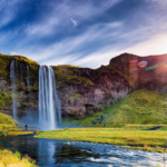 Berge Und Meer Island Seljalandsfoss Berge Und Meer Island Seljalandsfoss