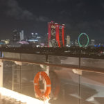 Singapur Bei Nacht Vom Schiff Aus Singapur Bei Nacht Vom Schiff Aus