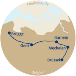 Ameropa Historische Städte Belgiens Route Ameropa Historische Städte Belgiens Route