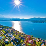 Reisen Aktuell Radrundreise Salzkammergut Traunsee Panoramablick Reisen Aktuell Radrundreise Salzkammergut Traunsee Panoramablick