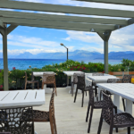 ReisenAktuell Korfu Mareblue Beach Resort Hotel Terrasse ReisenAktuell Korfu Mareblue Beach Resort Hotel Terrasse